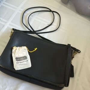 Vintage Coach black crossbody